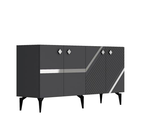 Iris - Anthracite, Silver