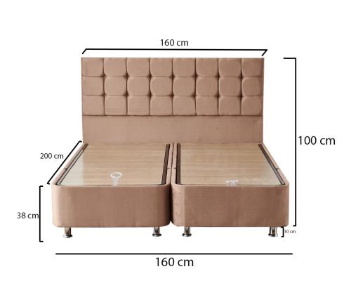 Helen - Light Brown (160 x 200)