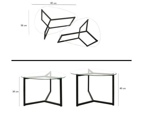 Kohvilaud Bellisimo - Black