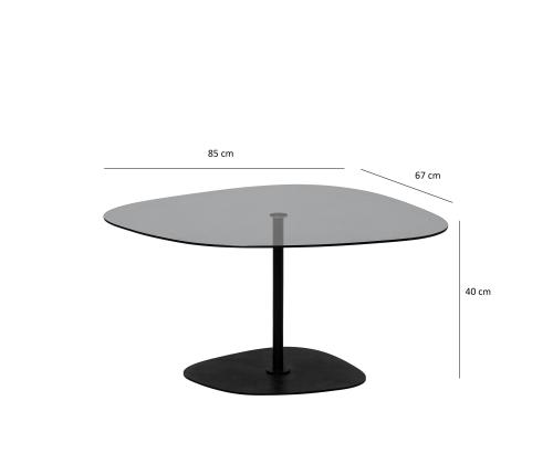 Kohvilaud Soho - Dark Grey, Black