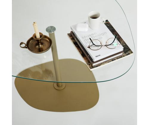 Kohvilaud Soho - Transparent, Gold