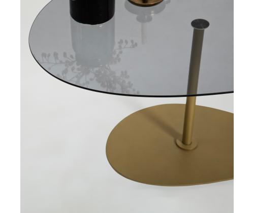 Kohvilaud Porto - Dark Grey, Gold