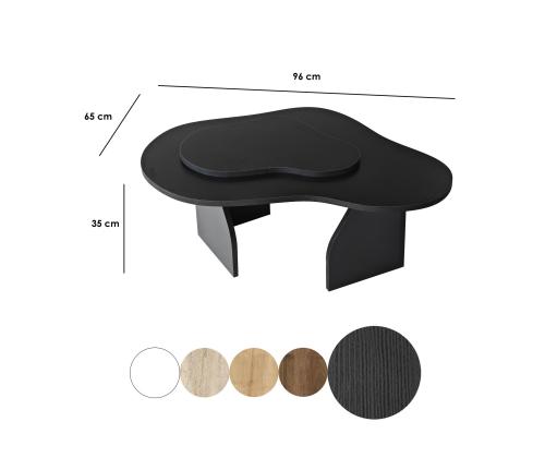 Kohvilaud Melted - Black