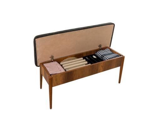 Mööblikomplekt toolid Vina 1053 - Anthracite, Walnut