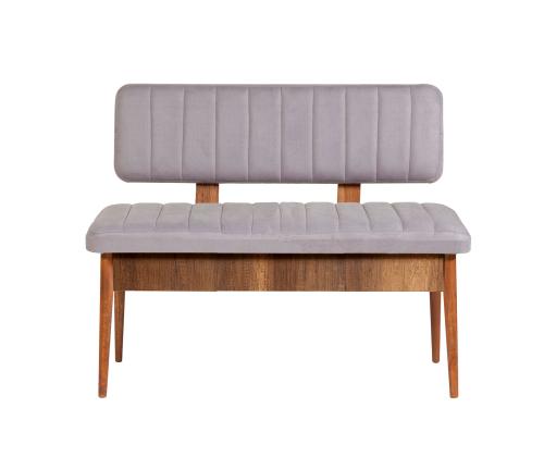 Mööblikomplekt toolid Vina Walnut Soho Grey