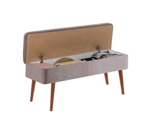 Mööblikomplekt toolid Vina 0701 - 3 - Walnut, Grey