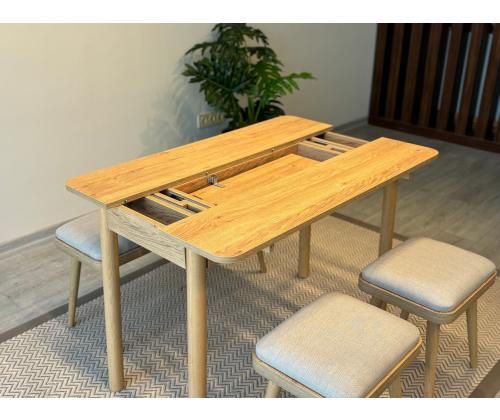 Mööblikomplekt toolid Vina Mini 04 1005 - Oak, Cream