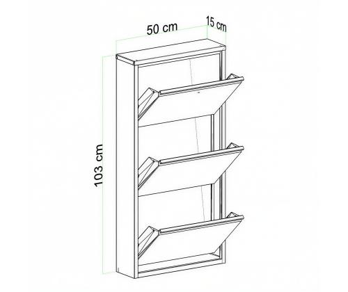 Locking 3 Piece Metal - Black