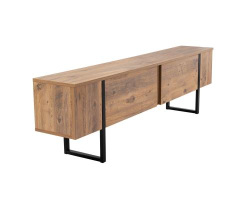 TV laud Serenity - Atlantic Pine, Black