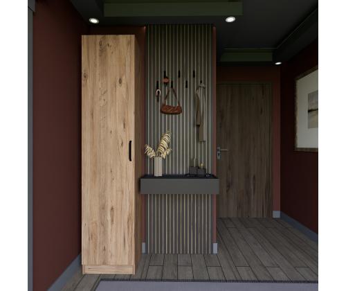 Yaman 1 Door - Walnut