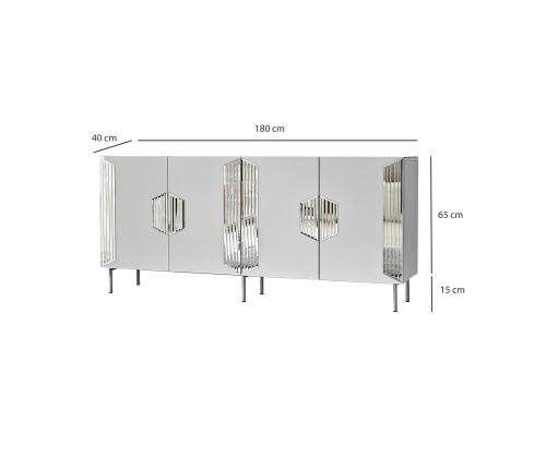 Dubai - White, Silver