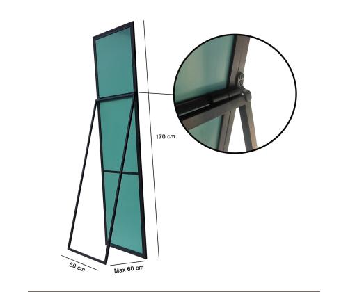 Peegel Cool Ayna / Metal Çerçeve / 170x50cm