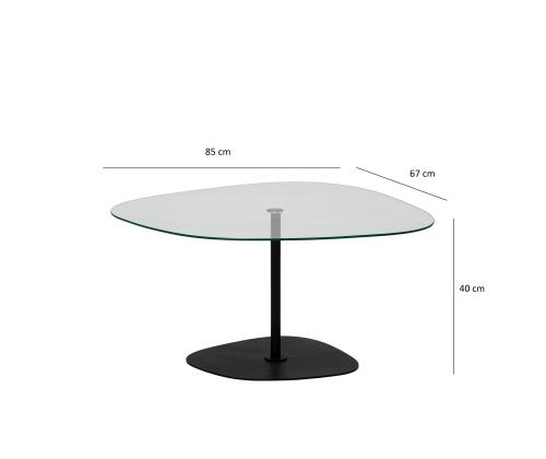 Kohvilaud Soho - Transparent, Black