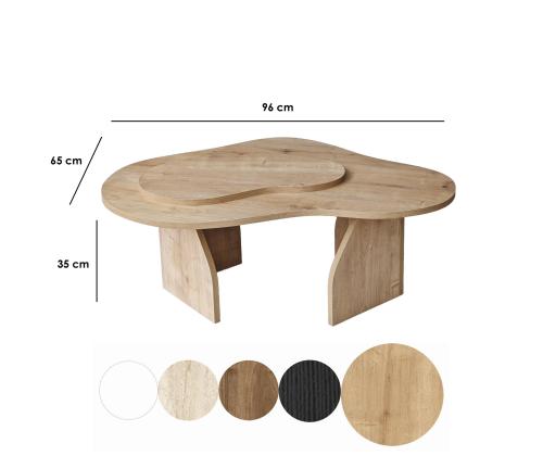 Kohvilaud Melted - Sapphire Oak