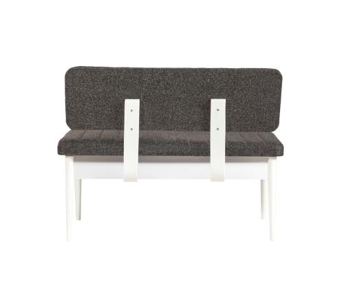 Mööblikomplekt toolid Vina White Anthracite