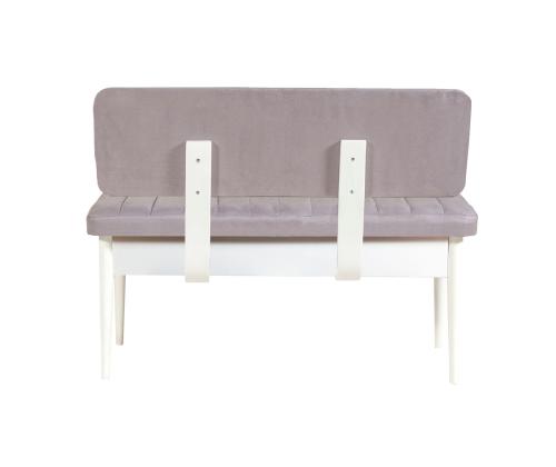 Mööblikomplekt toolid Vina White Soho Grey