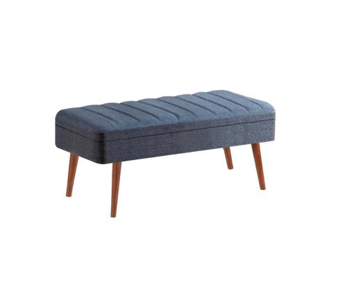 Mööblikomplekt toolid Vina 1048 - 3 - Walnut, Dark Blue