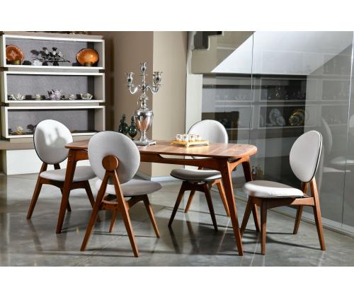 Mööblikomplekt toolid Touch Wooden - Cream