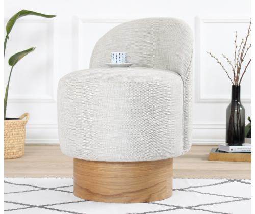 Barren Puf - Light Grey