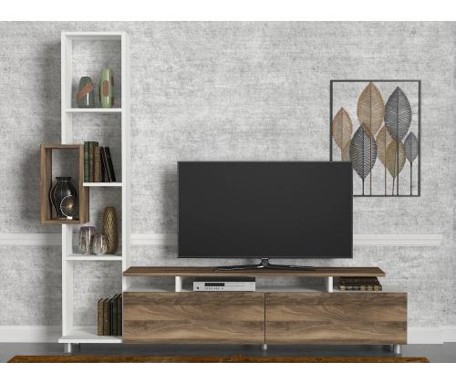 Tulip - White, Walnut