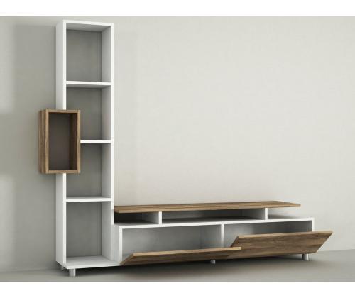 Tulip - White, Walnut