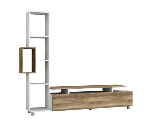 Tulip - White, Walnut