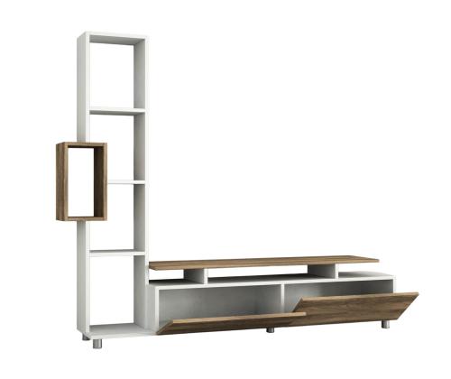 Tulip - White, Walnut