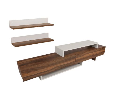 Nirvana - Teak, White