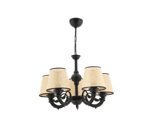 Fiona Coral - Black, Cream