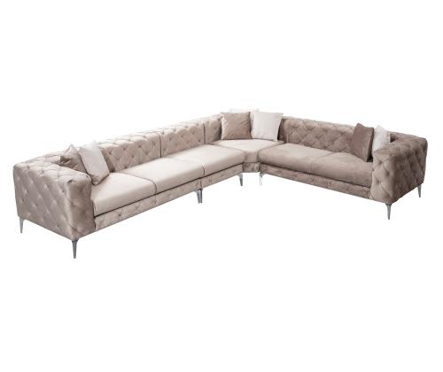 Diivan Como Corner Right - Beige