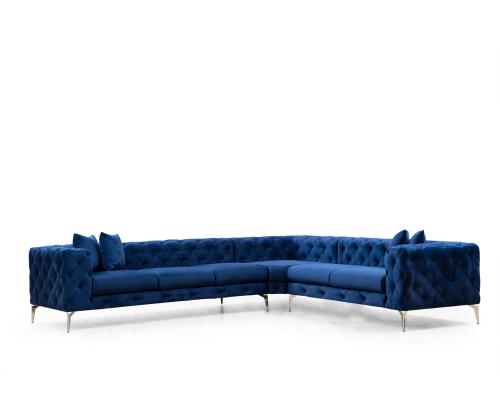 Diivan Como Right - Navy Blue