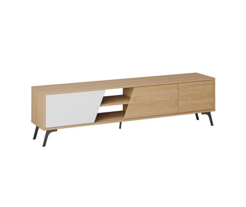 TV laud Fiona - Oak, White