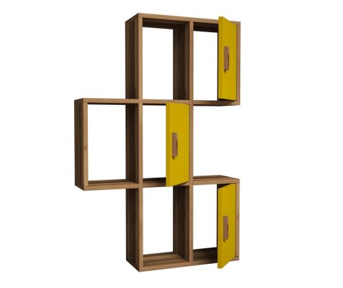 Flora - Walnut, Yellow