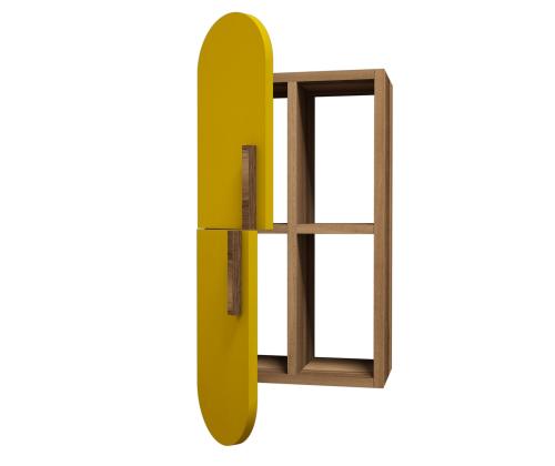 Rose - Walnut, Yellow