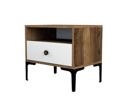 Lizbon 530 - Walnut, White