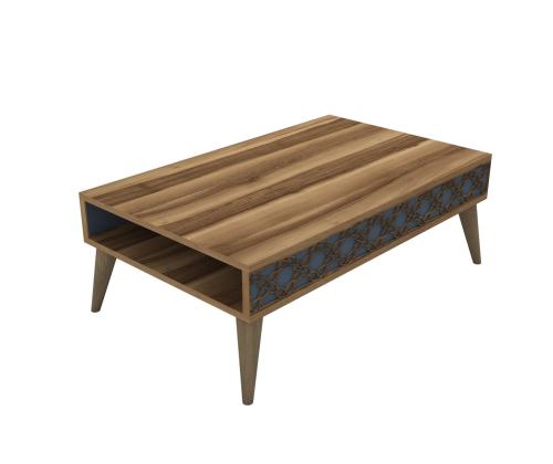 Kohvilaud City - Walnut, Chalcedony