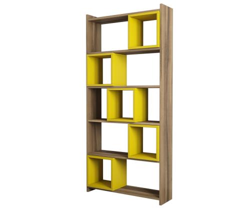 Box - Walnut, Yellow