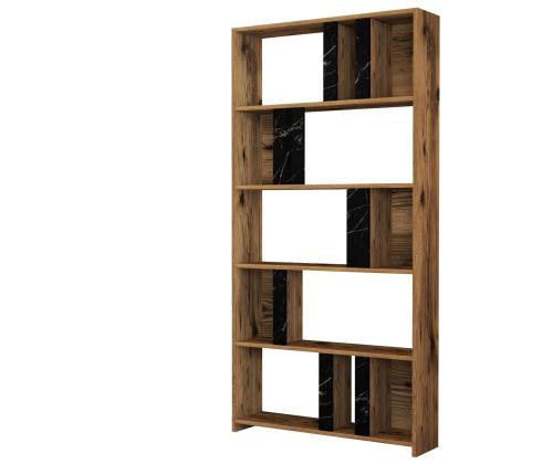 Lima - Walnut, Black Marble