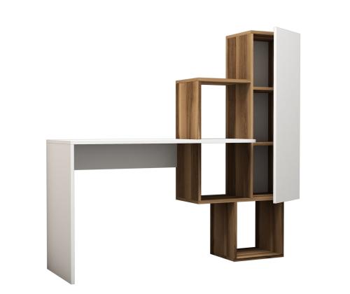 Açelya - Walnut, White