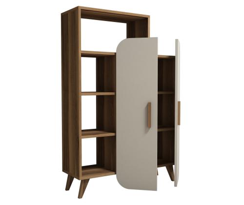 Form - Walnut, Cream