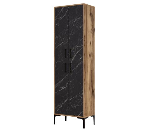 Berlin A - Walnut, Black Marble