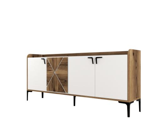 Venedik - Walnut, White