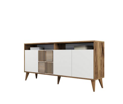 Milan 160 - Walnut, White