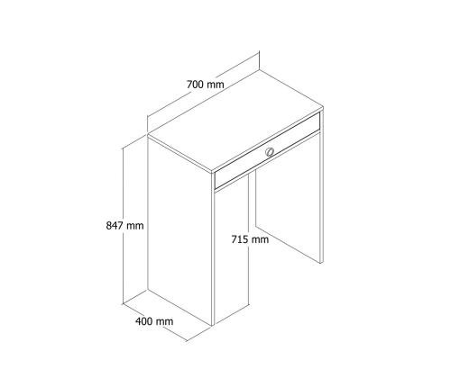 Laud Lizbon - Walnut, White, Marble
