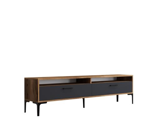 TV laud Istanbul 2 - Walnut Anthracite