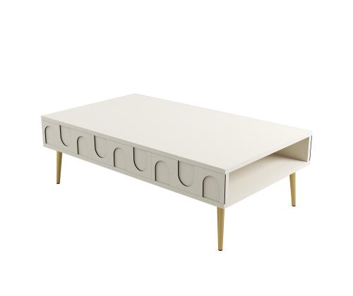 Kohvilaud Lyon 33 - Cream, Gold