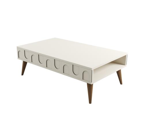 Kohvilaud Lyon 34 - Cream, Walnut