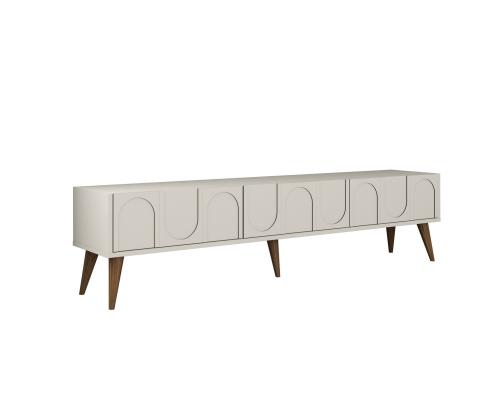 TV laud Lyon 44 - Cream, Walnut