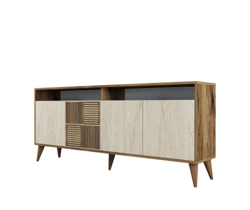 Milan - Walnut, Travertine