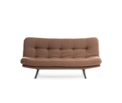 Diivan Misa Small Sofabed - Light Brown